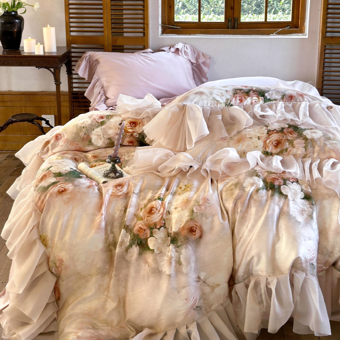 Romantic Vintage Floral Bedding Set