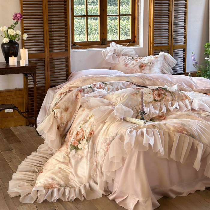 Romantic Vintage Floral Bedding Set