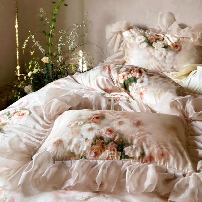 Romantic Vintage Floral Bedding Set