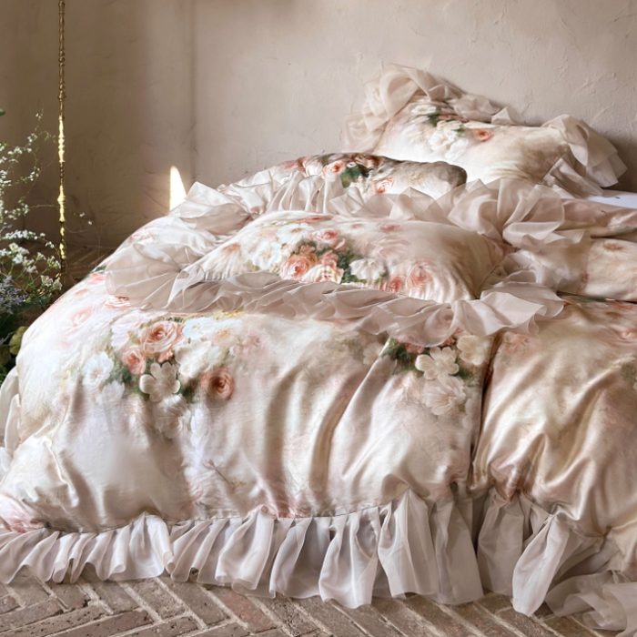 Romantic Vintage Floral Bedding Set