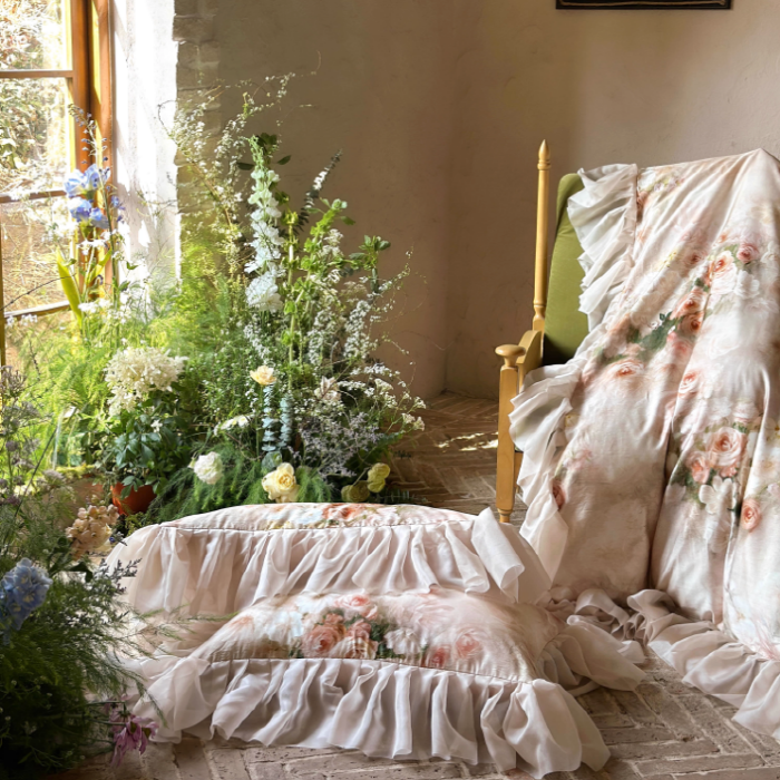 Romantic Vintage Floral Bedding Set