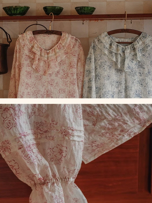 Eliza's Gentle Bloom Cottage Blouse