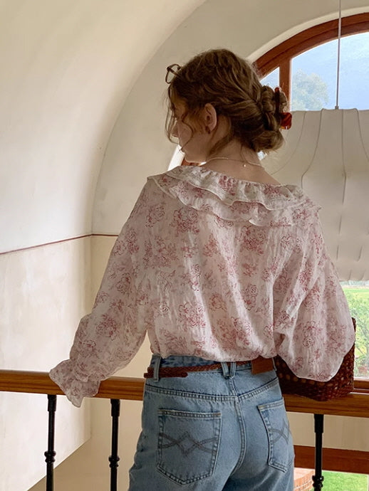 Eliza's Gentle Bloom Cottage Blouse