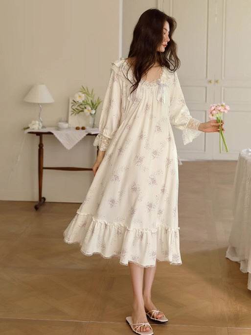 Romantic Blossom Floral Nightgown