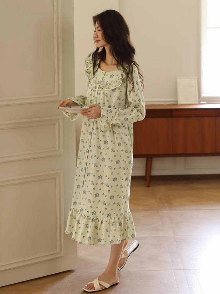 Cottage Floral Cotton Nightgown