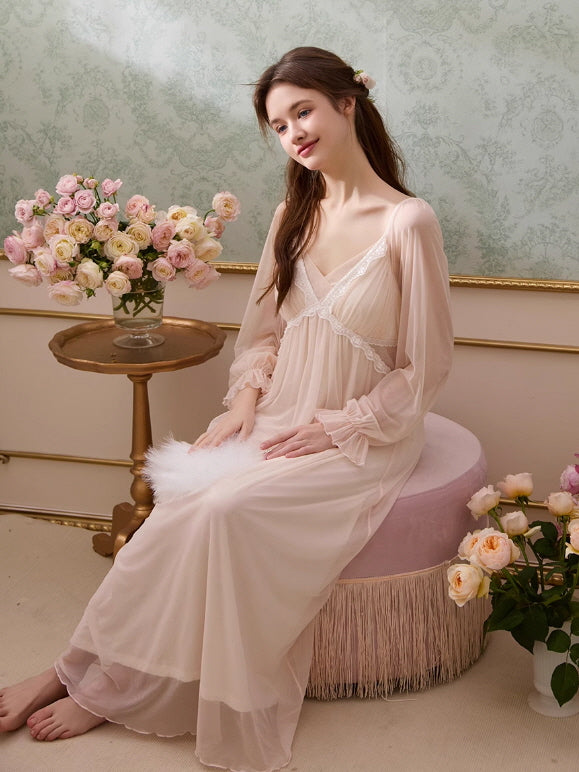 Dreamy Lace Charm Nightgown