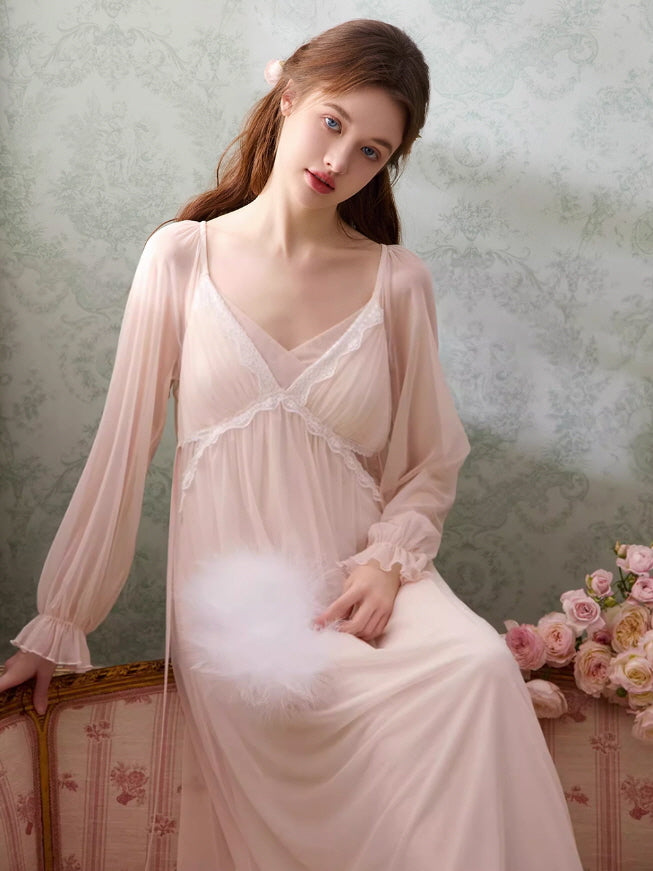 Dreamy Lace Charm Nightgown