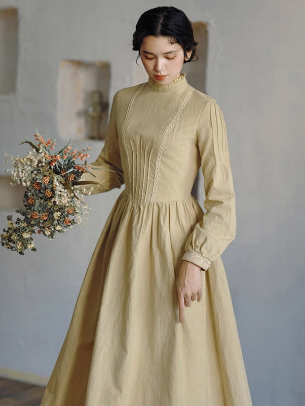 Cream Yellow Vintage Dress