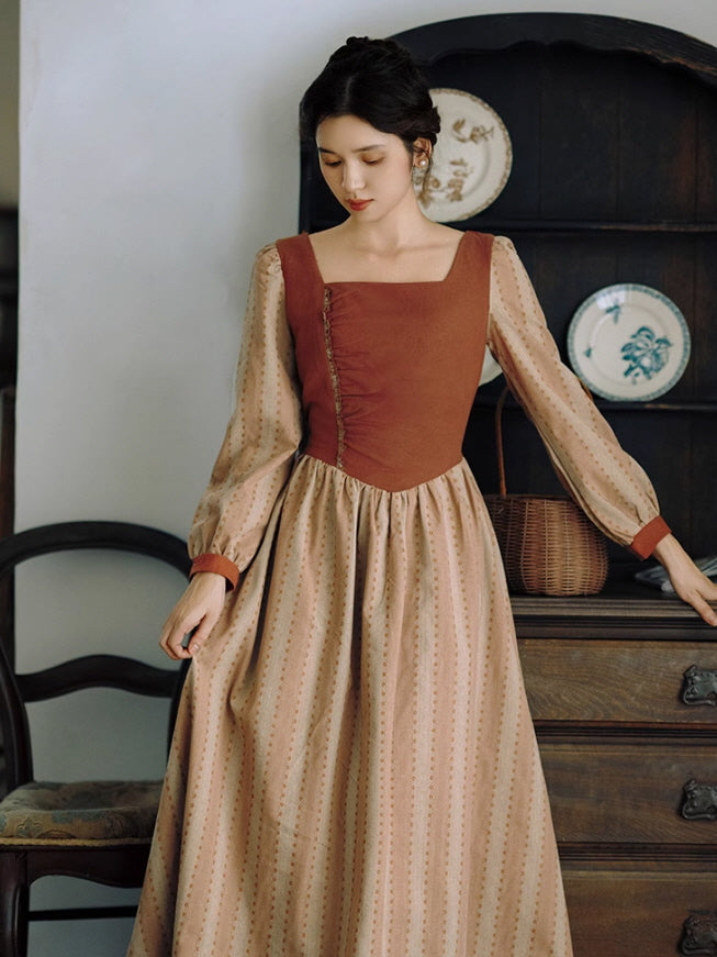 Rustic Elegance Vintage Dress