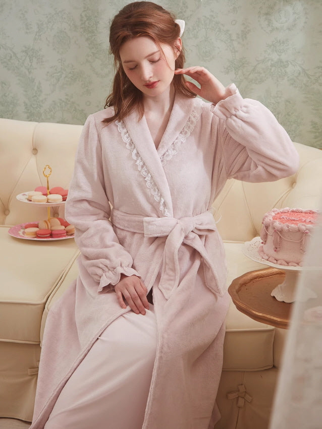 Velvet Lace Princess Robe