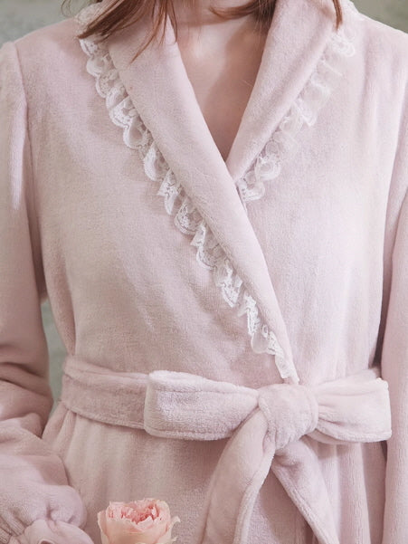 Velvet Lace Princess Robe