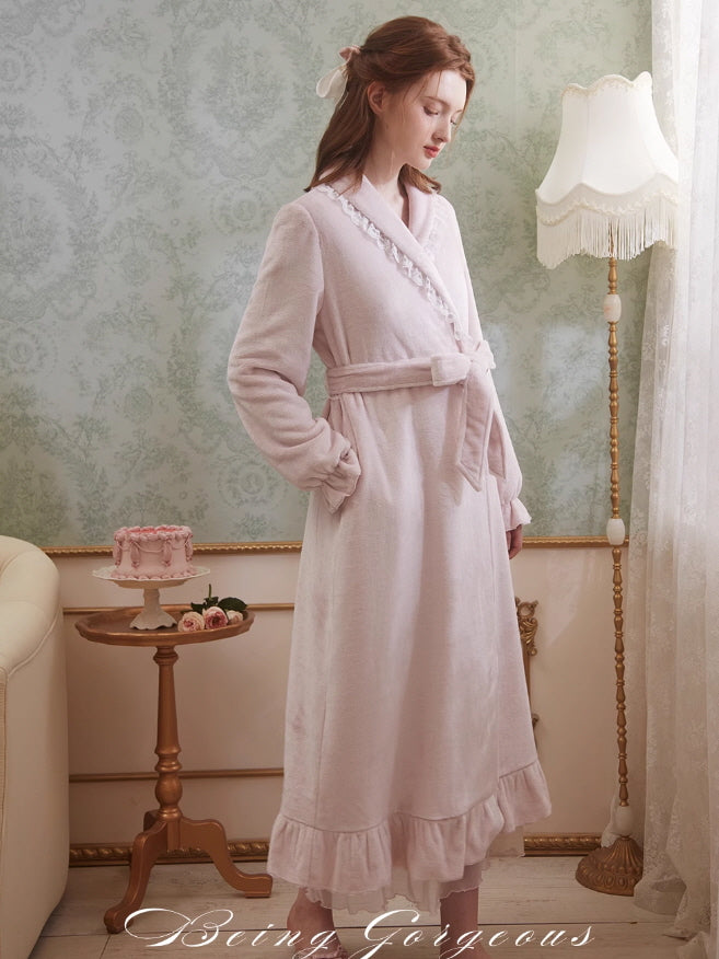 Velvet Lace Princess Robe