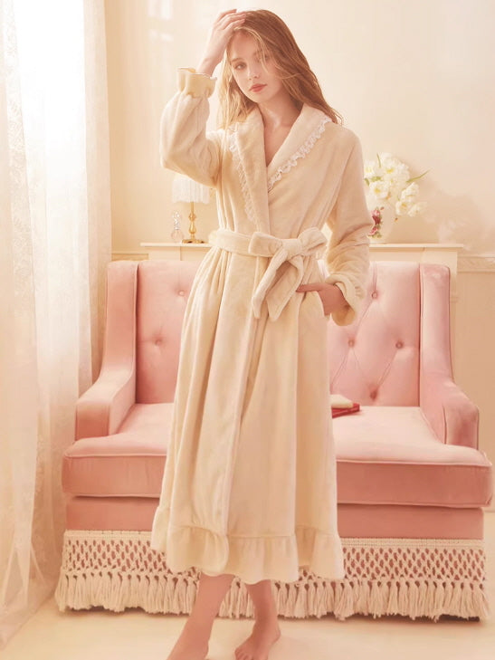 Velvet Lace Princess Robe