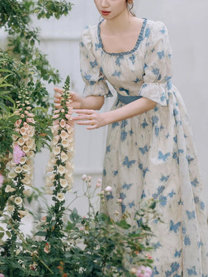 Gardening Dress _Blue 1-2yrs