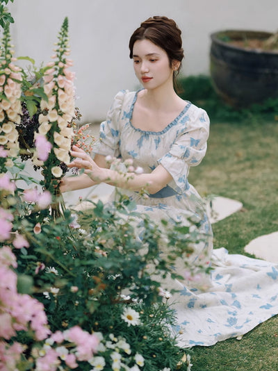 Butterfly Garden Dress Butterfly Garden Midi Dress Pink Fairy Tong Butterfly Garden Dress Butterfly Garden Midi Dress Pink Fairy Tong