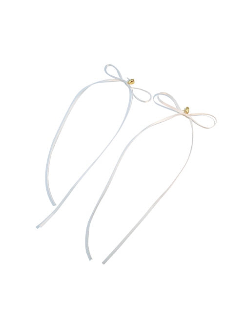 Ribbon Whisper Bow Earrings