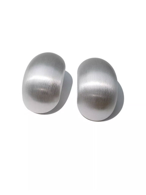 Golden Glow Vintage Dome Earrings