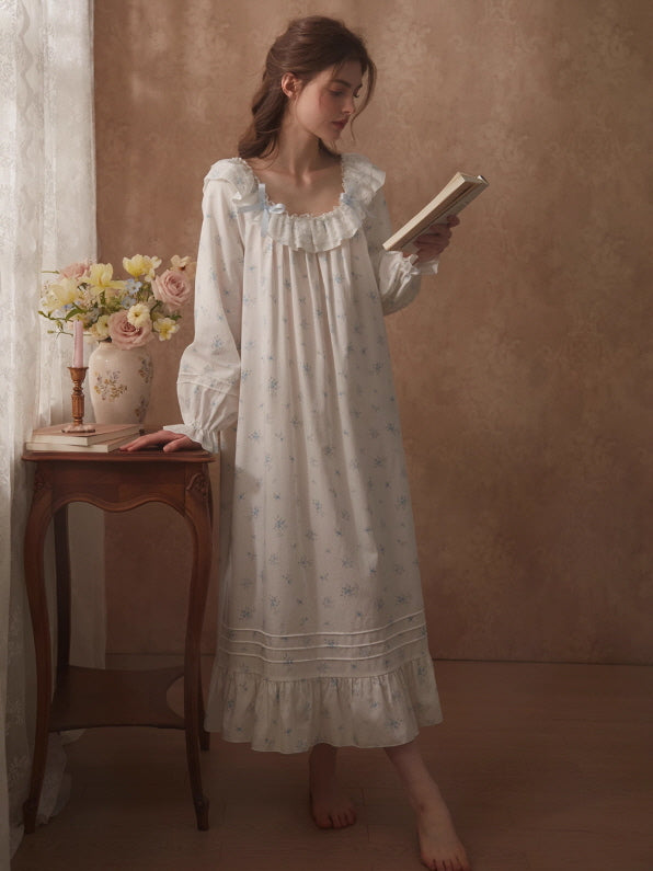 Blue Blossom Vintage Nightgown