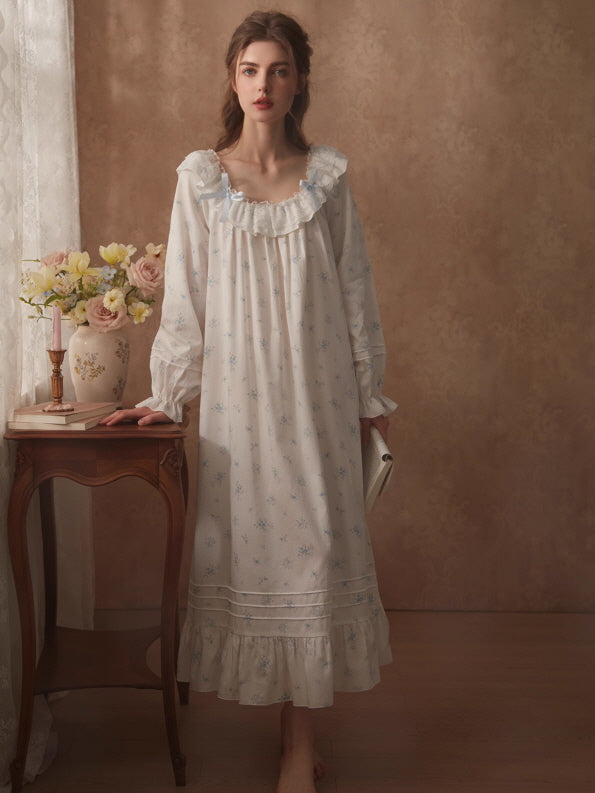 Blue Blossom Vintage Nightgown