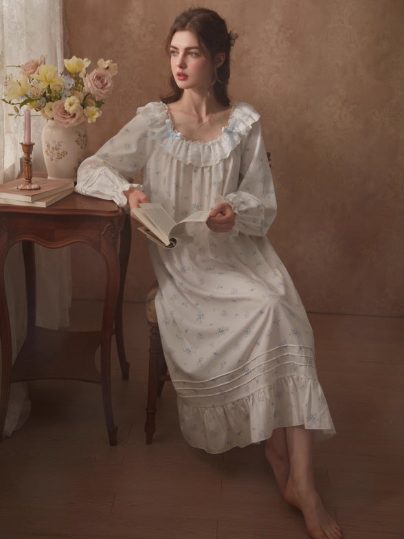 Blue Blossom Vintage Nightgown