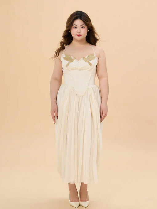 Golden Dove Ivory Fairytale Plus Size Dress