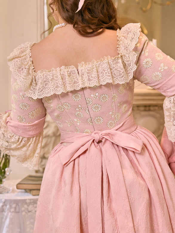 Pink Rococo Lace Fairytale Dress