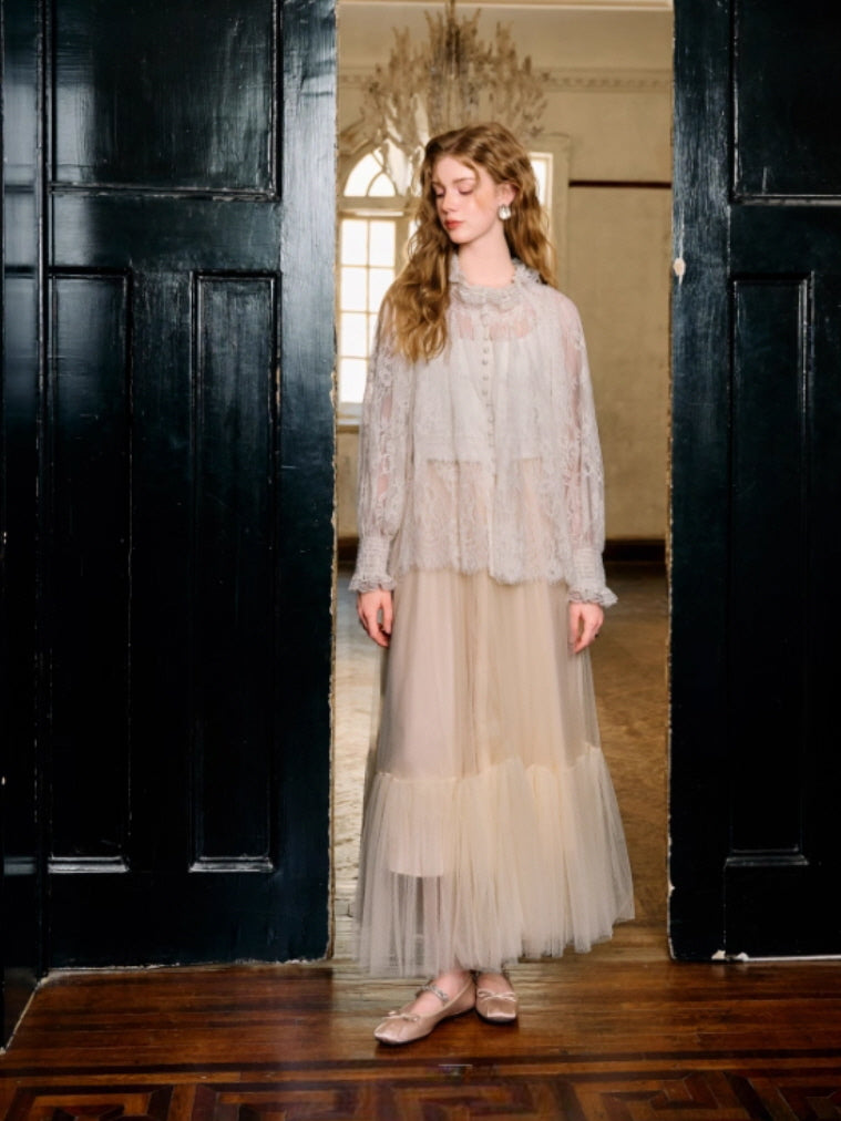 Romantic Layered Tulle Skirt