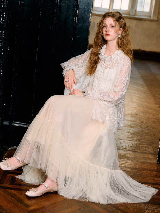 Romantic Layered Tulle Skirt