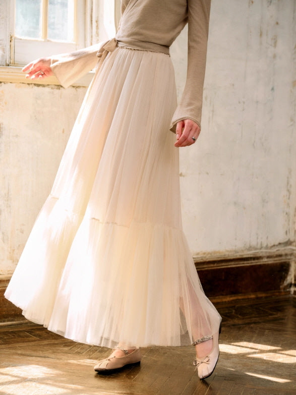 Romantic Layered Tulle Skirt