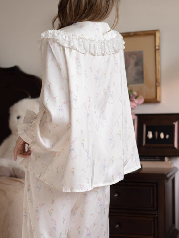 Fairy Meadow Bunny Lace Pajama