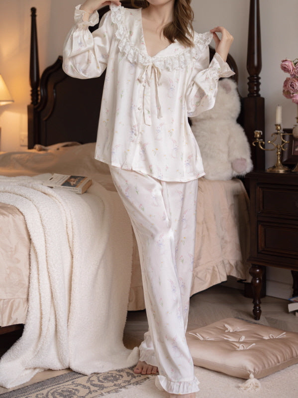 Fairy Meadow Bunny Lace Pajama