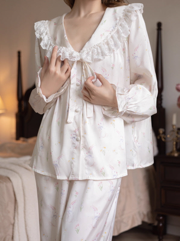 Fairy Meadow Bunny Lace Pajama