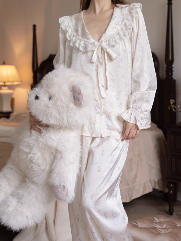 Fairy Meadow Bunny Lace Pajama