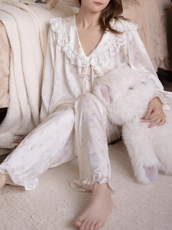 Fairy Meadow Bunny Lace Pajama