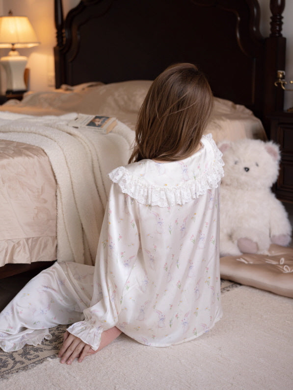Fairy Meadow Bunny Lace Pajama