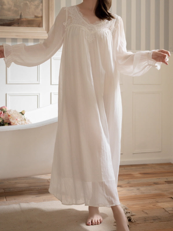 Whispering Lace Vintage Nightgown