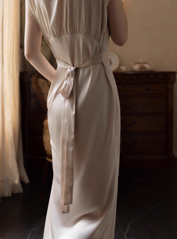 Lace Ribbon Vintage Nightgown