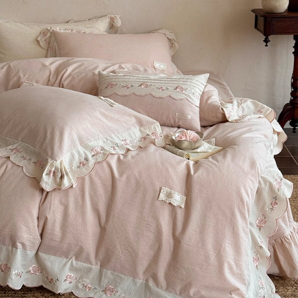 Rose Lace Melody Bedding Set