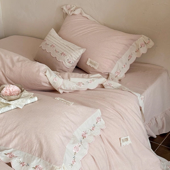 Rose Lace Melody Bedding Set
