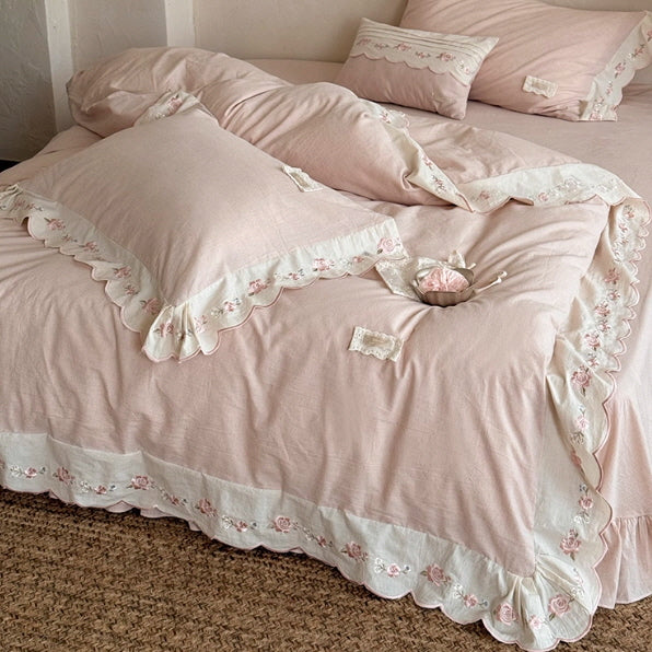 Rose Lace Melody Bedding Set