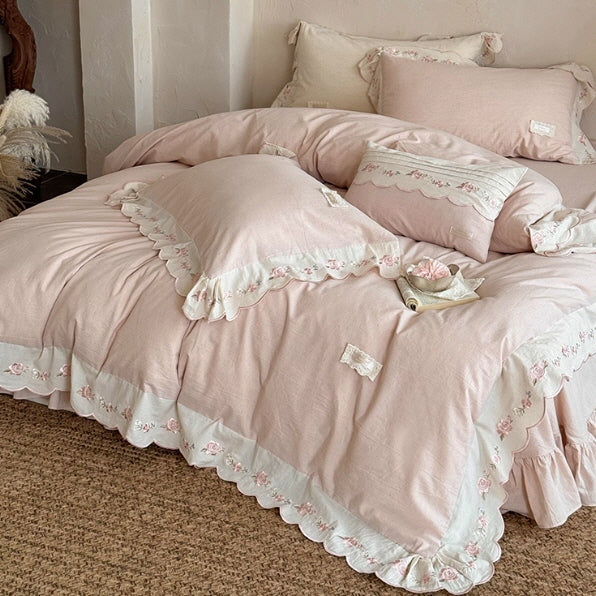 Rose Lace Melody Bedding Set