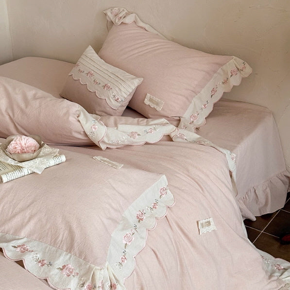Rose Lace Melody Bedding Set