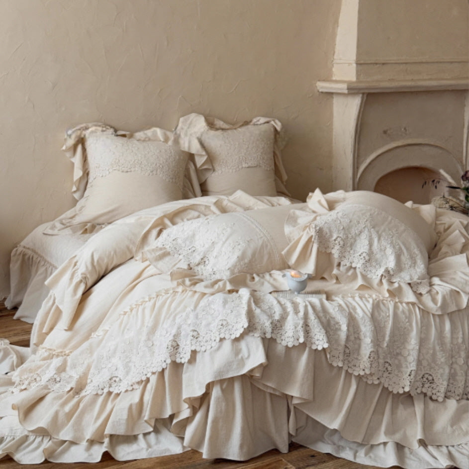 Ivory Lace Reverie Bedding Set