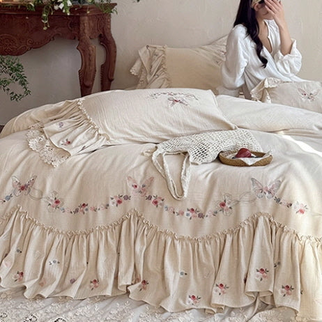 Butterfly Blossom Whisper Bedding Set
