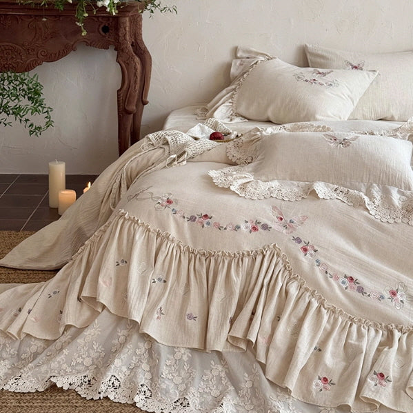 Butterfly Blossom Whisper Bedding Set