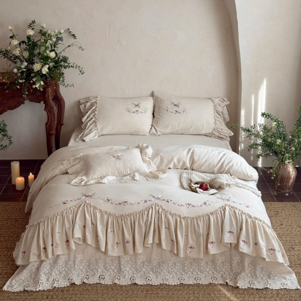 Butterfly Blossom Whisper Bedding Set