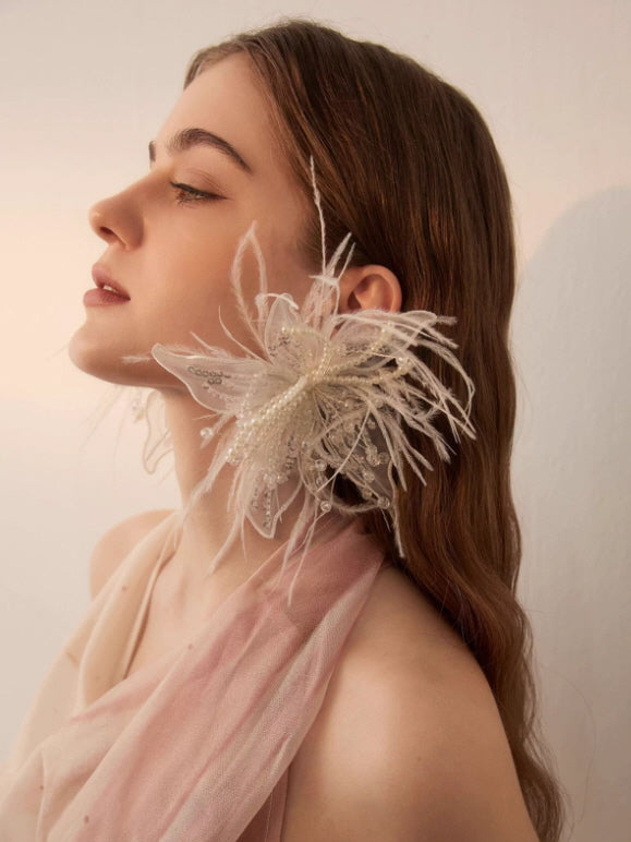 Ethereal Bloom Pearl Earrings