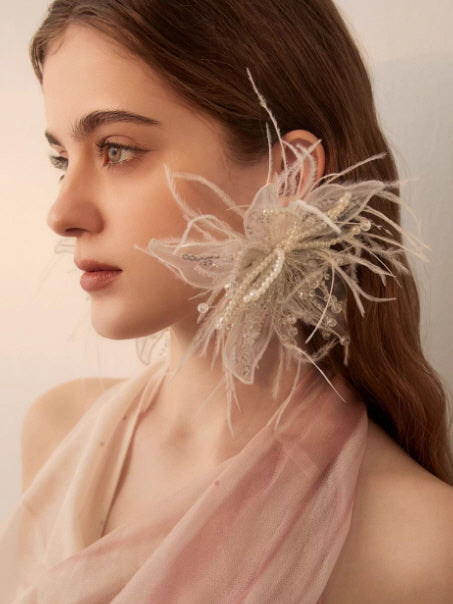 Ethereal Bloom Pearl Earrings