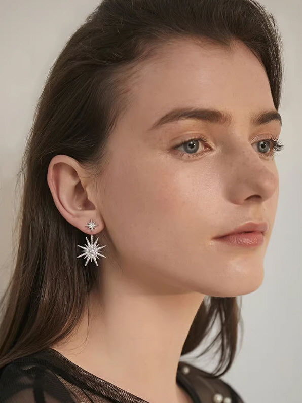 Starlight Radiance Drop Earrings