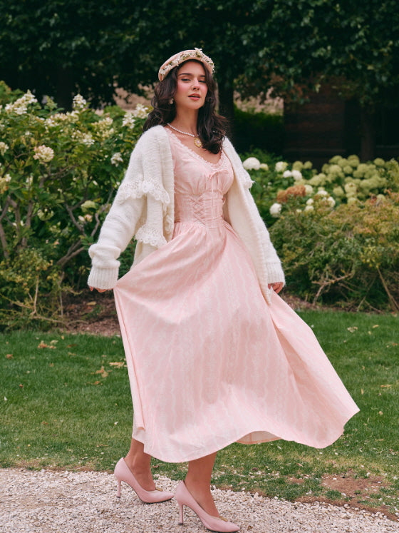 Lace Whisper Romantic Knit Cardigan